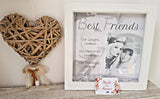 Best Friend personalised photo frame with crystals