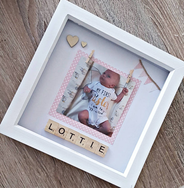 Personalised baby child photo frame