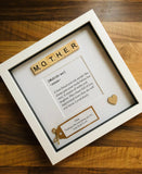Personalised Mum Frame. Mother meaning frame. Mother’s Day Gift.