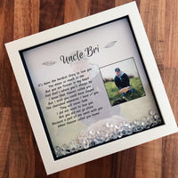 Personalised remembrance frame. In memory frame. Sympathy gift. Personalised memory gift.