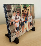 Personalised photo slate with stand