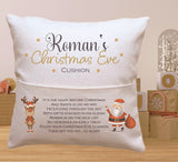 Personalised Christmas Eve Cushion