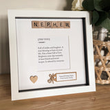 Personalised Nephew meaning frame