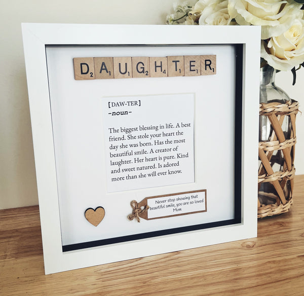 Personalised Daughter meaning frame