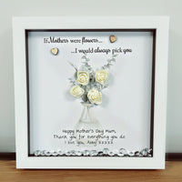 Personalised Mum 3D flower poem frame