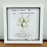 Personalised Mum 3D flower poem frame