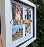 Bestie 4 photo gift - Personalised 3D Frame Present (Copy)