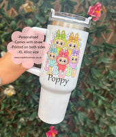 Personalised furry monster 40oz tumbler quencher