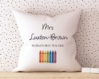 Personalised Teacher Cushion