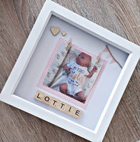Personalised baby child photo frame