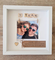 Personalised Anniversary frame.