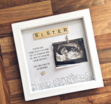 To My.. baby bump photo frame for scan photo.