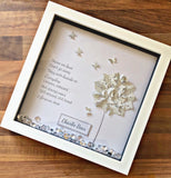 Remeberance frame. Remembrance poem. 3D butterfly memory frame.