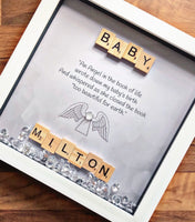 Baby Rememberance frame. Memorial gift. Rainbow baby. Sympathy Gift.