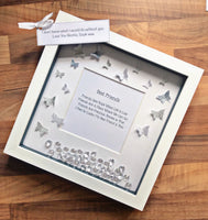 Best Friends poem frame. Friend Gift.