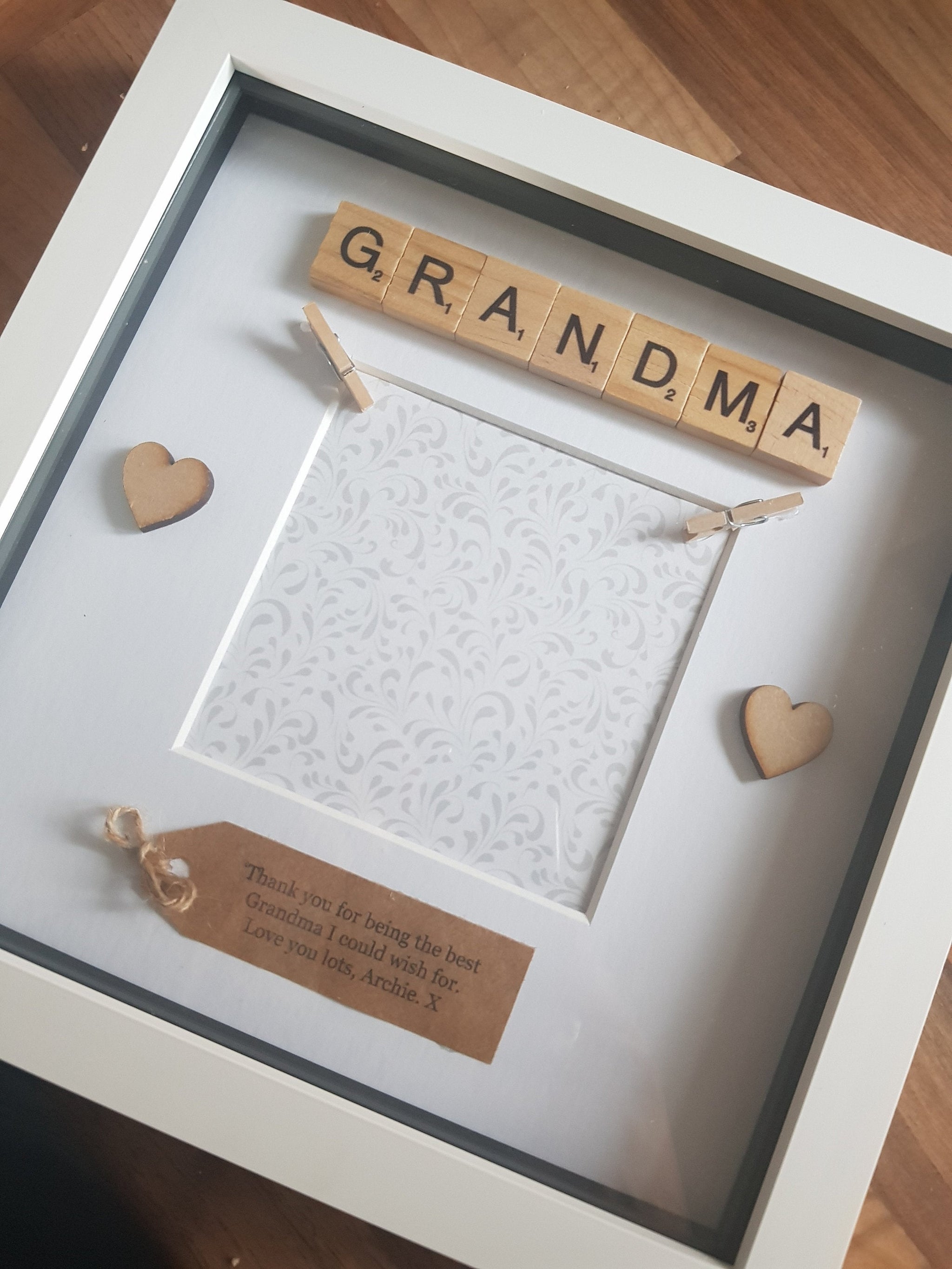 Grandma Personalised Frame Made For Amour UK