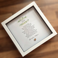 Dad personalised poem frame . Daddy poem frame. Personalised gift for dad.